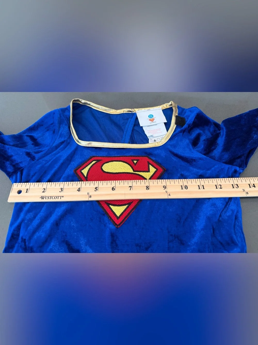 Supergirl Childs Halloween Costume Dress Medium Rubies Superhero DC Comics